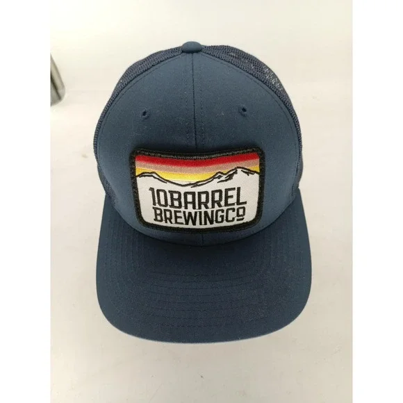 10 Barrel Brewing Co Hat Cap Snap Back One Size Blue Mesh Trucker Beer Mens #5 - Picture 2 of 8